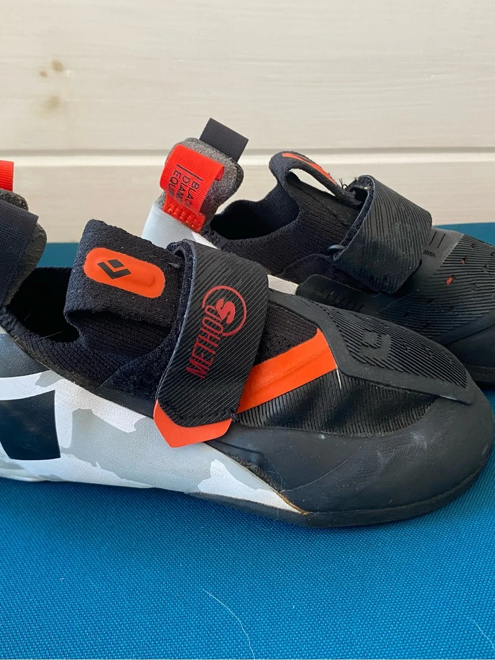 Black Diamond Black and Orange Method S Climbing Shoes